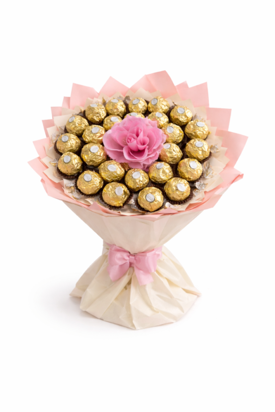LUXUSNÍ KYTICE S PRALINKAMI FERRERO ROCHER